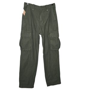 KSUBI Womens Army Green High Rise Interlude Ankle Cargo Pants Size Medium